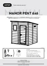 Keter Manor Pent 6x6 User Manual preview