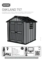 Keter OAKLAND 757 User Manual preview