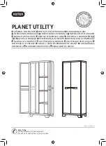 Keter PLANET UTILITY Assembly Instruction Manual preview