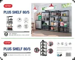 Keter plus shelf 80/5 Assembly Instructions preview