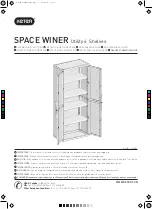 Preview for 1 page of Keter SPACE WINER Utility Assembly Instructions Manual