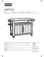 Предварительный просмотр 1 страницы Keter UNITY XL Assembly Instructions Manual