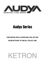 KETRON AUDYA Series Instructions Manual предпросмотр