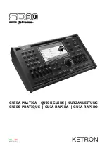 KETRON SD90 PRO live module Quick Manual предпросмотр