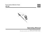 Предварительный просмотр 1 страницы Kett HB-600 Operating Manual