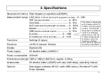 Предварительный просмотр 5 страницы Kett HI-520-2 Operating Manual