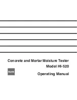 Kett HI-520 Operating Manual предпросмотр