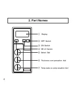 Предварительный просмотр 6 страницы Kett HI-520 Operating Manual