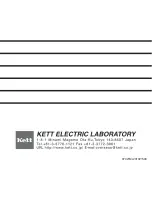 Предварительный просмотр 24 страницы Kett HI-520 Operating Manual