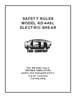 Предварительный просмотр 1 страницы Kett KD-446L Safety Rules