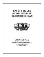 Kett KD-446R Manual предпросмотр