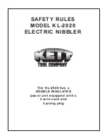 Kett KL-2020 Safety Rules preview