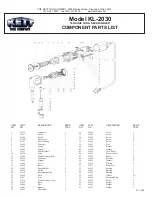 Предварительный просмотр 2 страницы Kett KL-2030 Manual