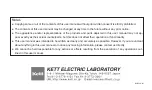 Preview for 28 page of Kett Riceter fg Series Operating Manual