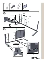 Предварительный просмотр 2 страницы Kettal 947140 Series Assembly Instructions