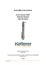 Preview for 1 page of Ketterer Drive System 3062 Assembly Instructions Manual