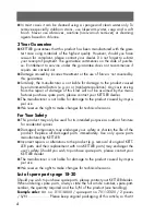 Preview for 4 page of Kettler 01010-000 Operating Instructions Manual