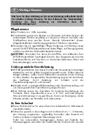 Preview for 2 page of Kettler 01038-000 Operating Instructions Manual