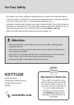 Предварительный просмотр 16 страницы Kettler 0193321-2100 Assembly Instructions Manual