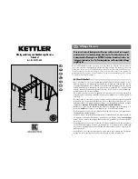 Kettler 08398-600 Assembly Instructions Manual preview