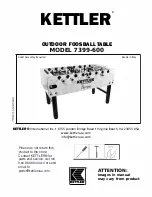 Preview for 1 page of Kettler 7399-600 Manual