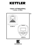 Kettler 7878-20 Operating Instructions Manual preview