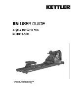 Kettler AQUA POWER 700 User Manual preview