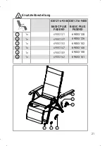 Preview for 21 page of Kettler BASIC PLUS PADDED 0301201-9300 Assembly & Operating Instructions