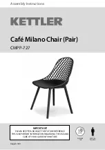 Kettler Cafe Milano CMPP-727 Assembly Instructions предпросмотр