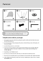 Предварительный просмотр 2 страницы Kettler Cafe Milano CMPP-727 Assembly Instructions