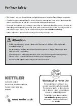 Preview for 6 page of Kettler Cora HUC32223A Assembly Instructions Manual