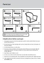 Preview for 2 page of Kettler Cora Lounge HUC23433 Assembly Instructions Manual