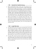 Preview for 3 page of Kettler EGO MODULAR 0105837-7200 Assembly & Operating Instructions