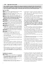 Preview for 4 page of Kettler EM1010-400 Important Instructions Manual