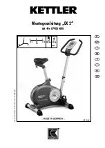 Kettler EX 2 Assembly Instructions Manual preview