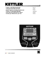 Kettler Exercise Bike Heart Rate Monitor Training And Operating Instructions preview