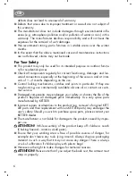 Preview for 6 page of Kettler H0051-000 Operating Instructions Manual