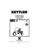 Kettler KALISTA 08152-899 Assembly Instructions Manual preview