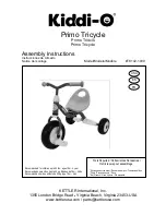 Kettler KIDDI-O Primo Tricycle Assembly Instructions Manual preview