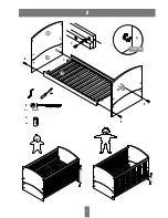 Предварительный просмотр 9 страницы Kettler KINDERBETT H 1920-0001 Assembly Instructions Manual