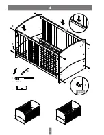 Предварительный просмотр 10 страницы Kettler KINDERBETT H 1920-0001 Assembly Instructions Manual