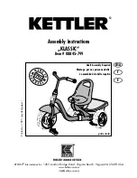 Kettler KLASSIC Assembly Instructions Manual preview