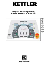 Preview for 1 page of Kettler Marathon TX1 Functions And Operation