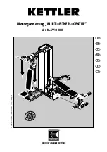 Preview for 1 page of Kettler MULTI-FITNESS-CENTER Assembly Instructions Manual