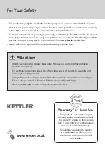 Preview for 16 page of Kettler Panalsol Deluxe PNFR-0100C - 0500C Assembly Instructions Manual