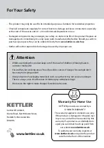 Preview for 7 page of Kettler PF30 Assembly Instructions Manual