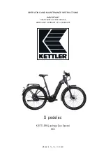 Kettler Quadriga Duo Speed 45 Operating And Maintenance Instructions Manual preview