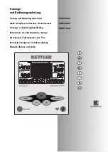 Preview for 1 page of Kettler SM3205-68 Training And Operating Instructions