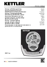 Предварительный просмотр 1 страницы Kettler SM3616-68 Training And Operating Instructions