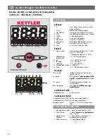 Preview for 40 page of Kettler ST2701-68 Operating Instruction